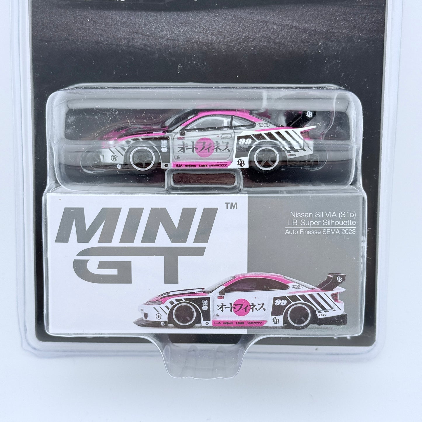 Mini GT 1:64 Nissan LB-Super Silhouette S15 SILVIA Auto Finesse SEMA 2023