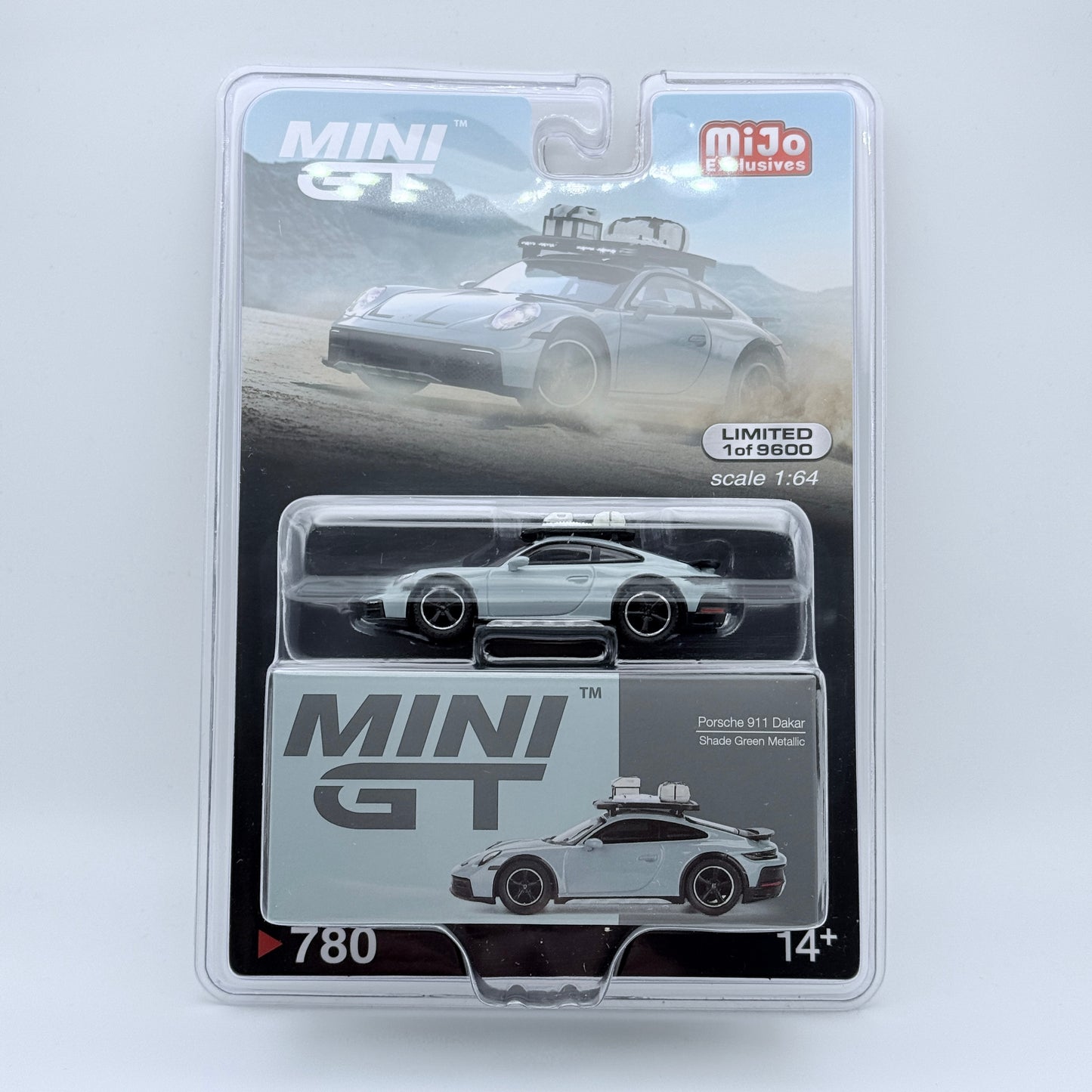 Mini GT Porsche 911 Dakar Shade Green Metallic #780