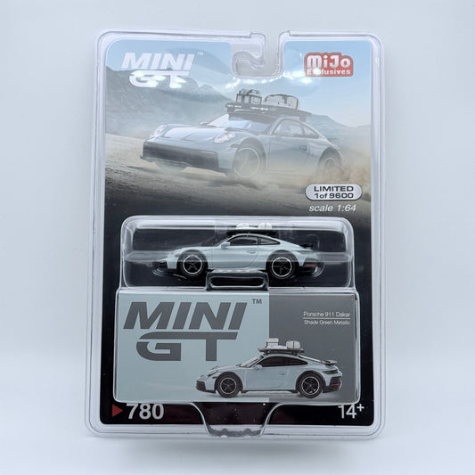 Mini GT Porsche 911 Dakar Shade Green Metallic #780