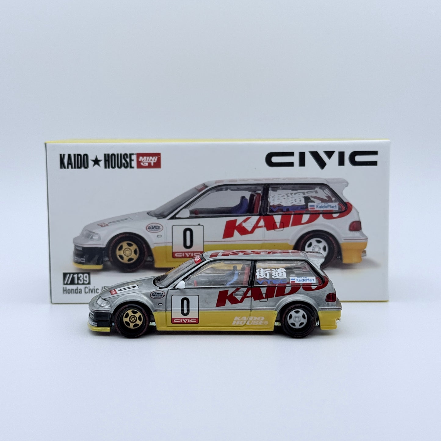 Kaido House x Mini GT Honda Civic (EF) Kanjo