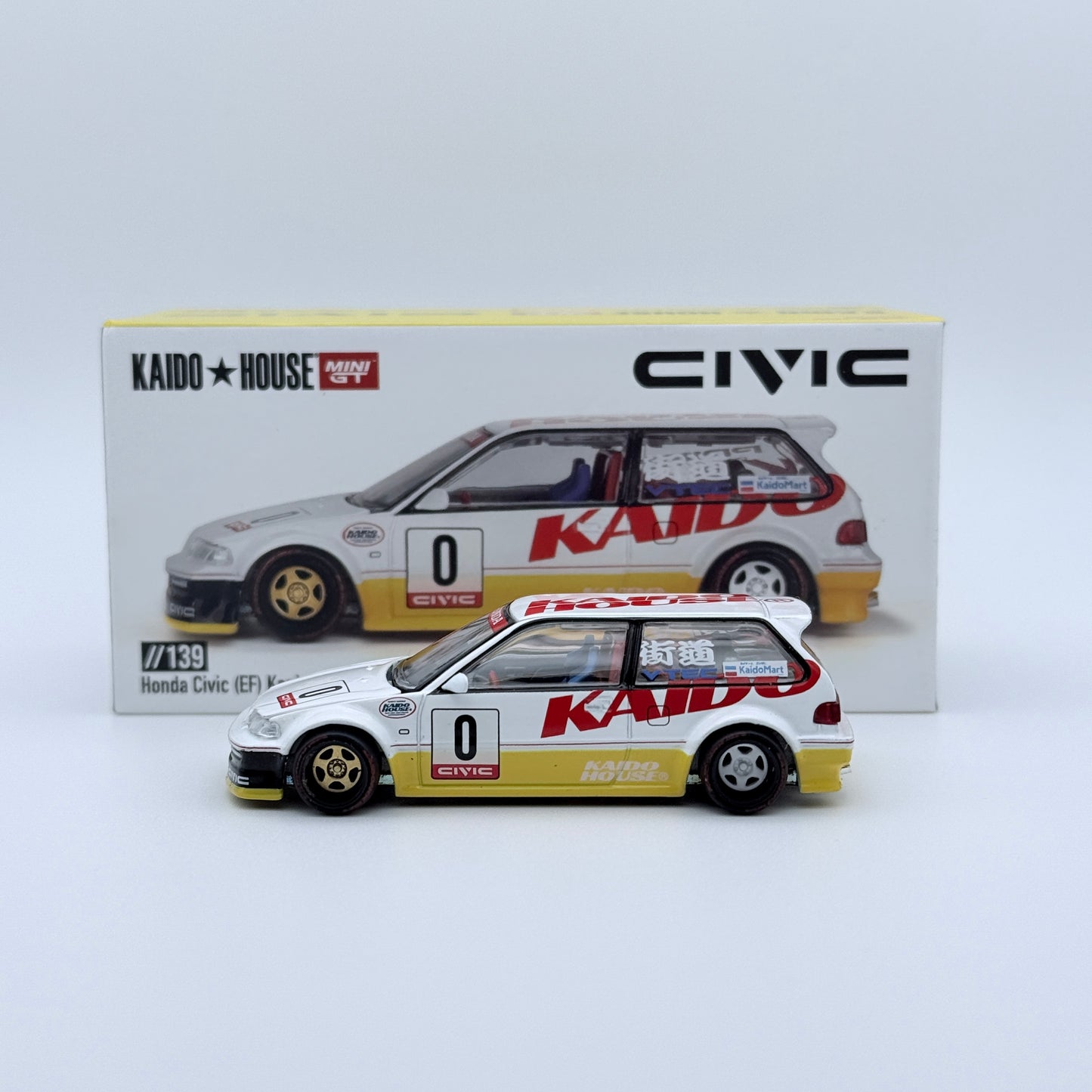 Kaido House x Mini GT Honda Civic (EF) Kanjo