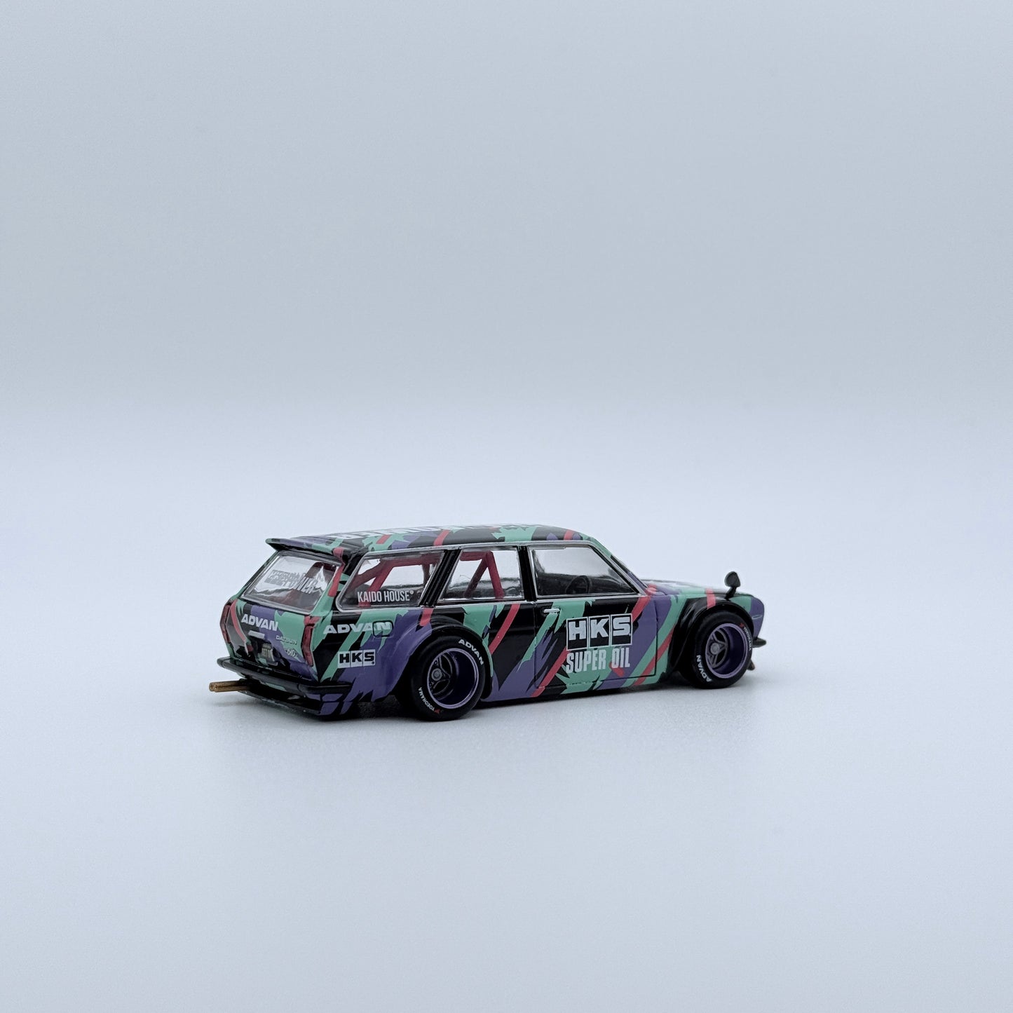 Kaido House x Mini GT Datsun 510 Wagon HKS Livery