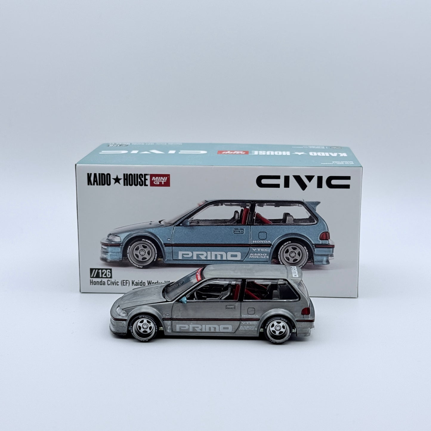 Kaido House x Mini GT Honda Civic EF Kaido Works V1