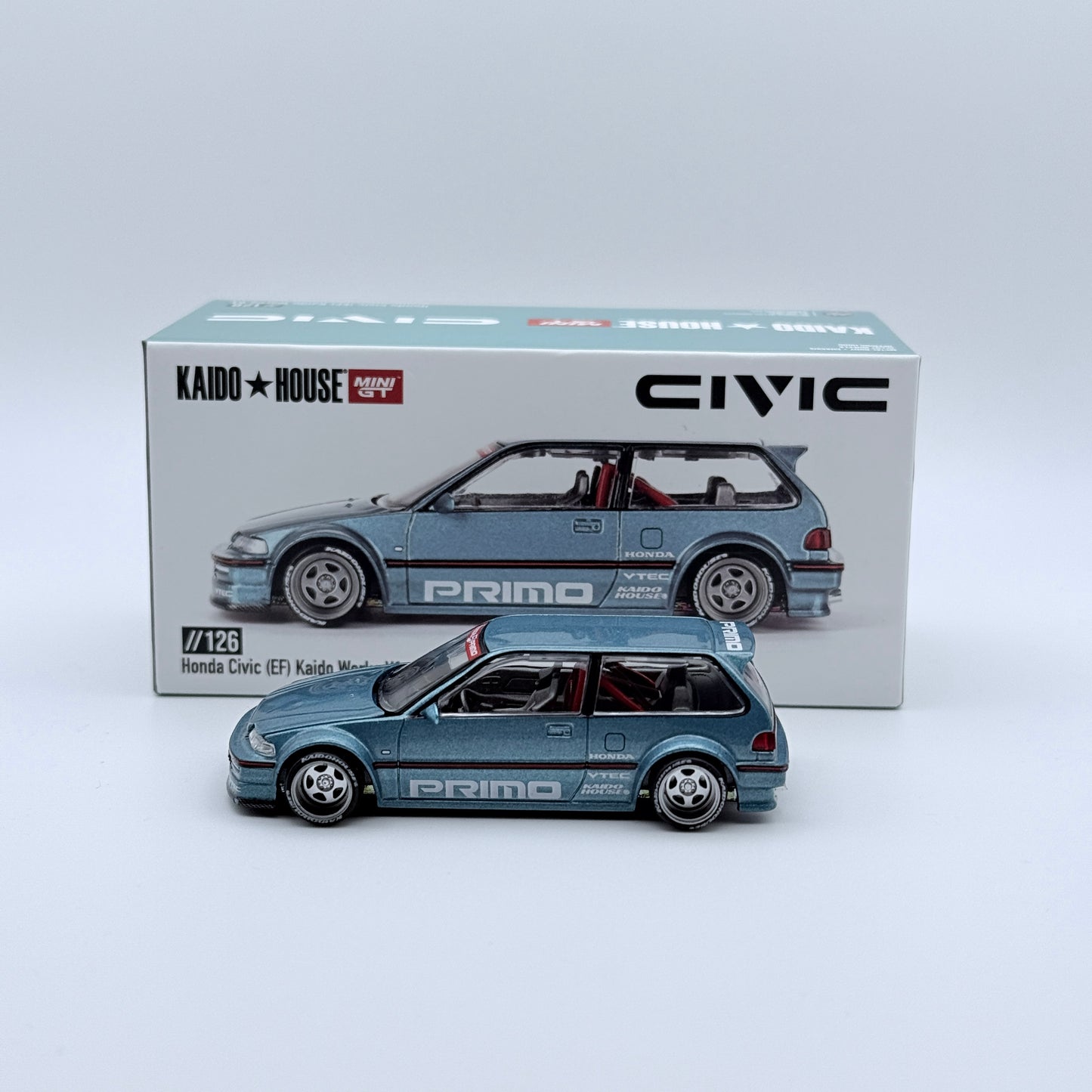 Kaido House x Mini GT Honda Civic EF Kaido Works V1