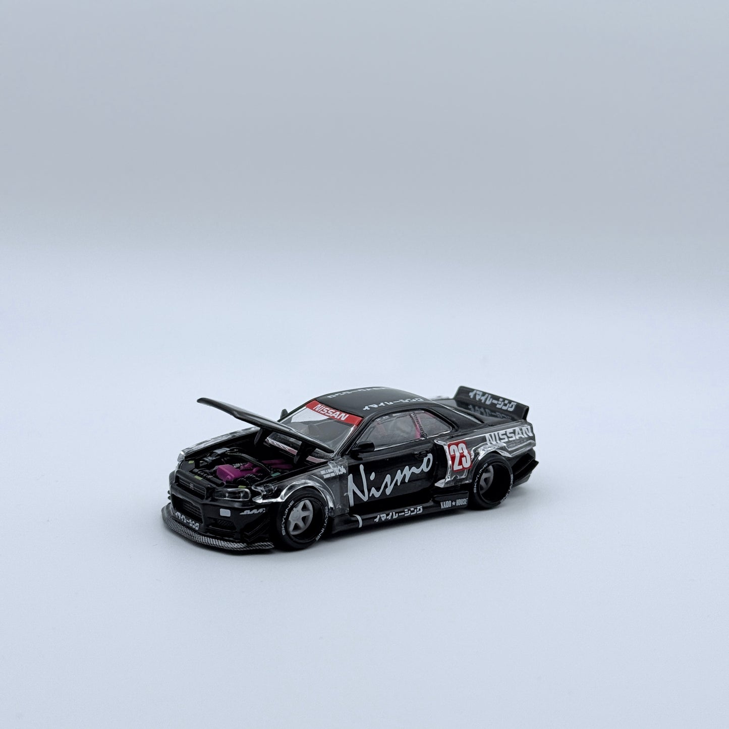 Kaido House x Mini GT BLKLTD Nissan Skyline R34